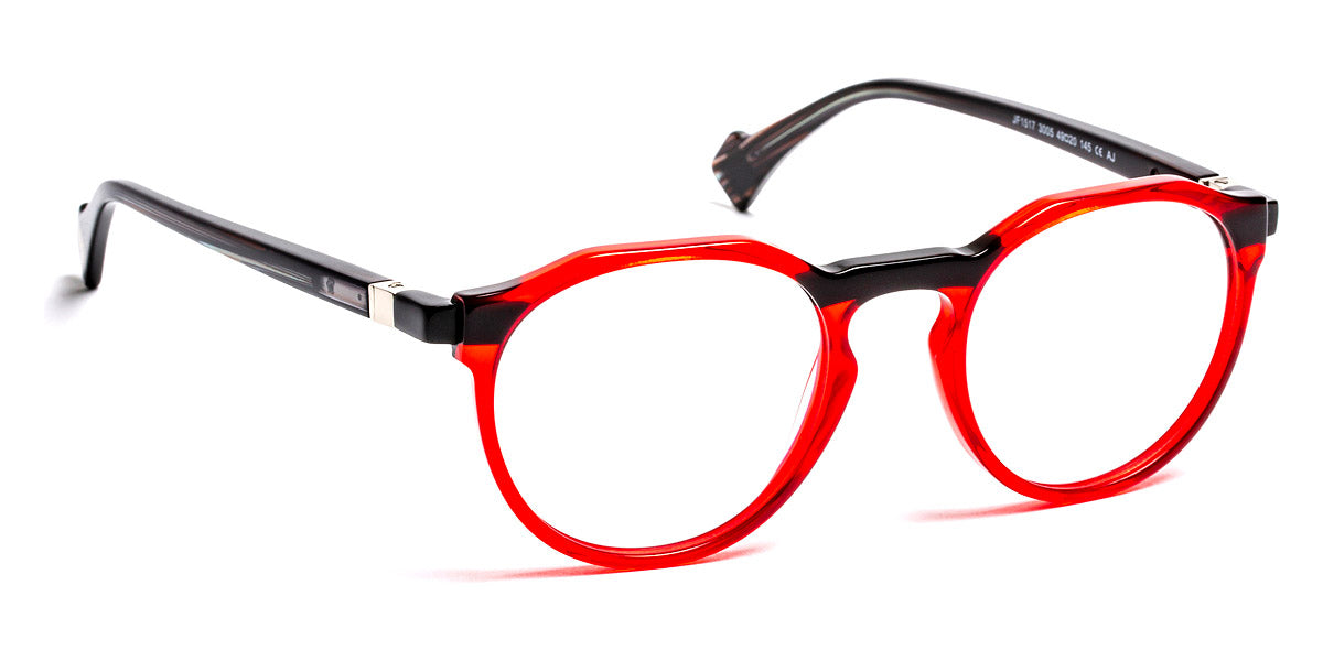 J.F. Rey® JF1517 JFR JF1517 3005 49 - 3005 Red/Caviar Eyeglasses