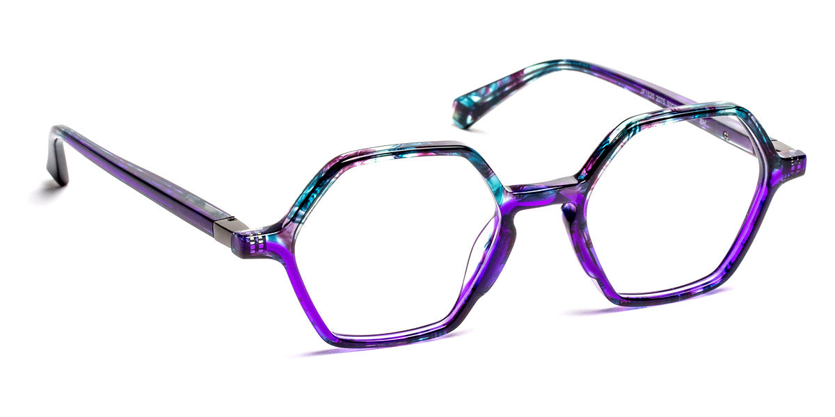 J.F. Rey® JF1520 JFR JF1520 2075 50 - 2075 Blue Transparent/Purple Eyeglasses
