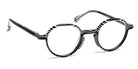 J.F. Rey® JF1521 JFR JF1521 0500 46 - 0500 Black and White Striped Eyeglasses