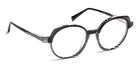 J.F. Rey® JF1523 JFR JF1523 0010 52 - 0010 Strips Black/White/Black Eyeglasses
