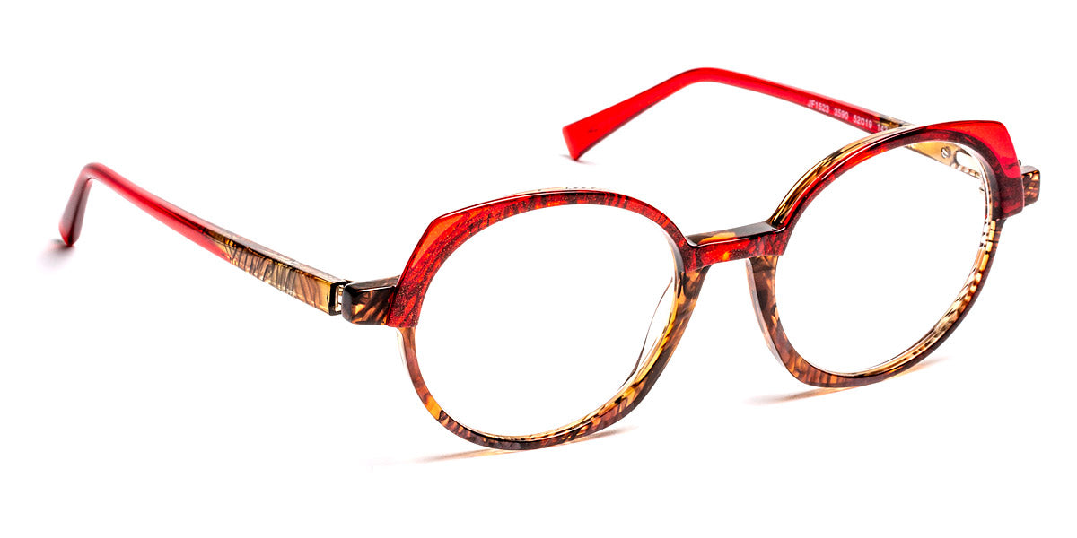 J.F. Rey® JF1523 JFR JF1523 3590 52 - 3590 Brown Lace/Red Eyeglasses