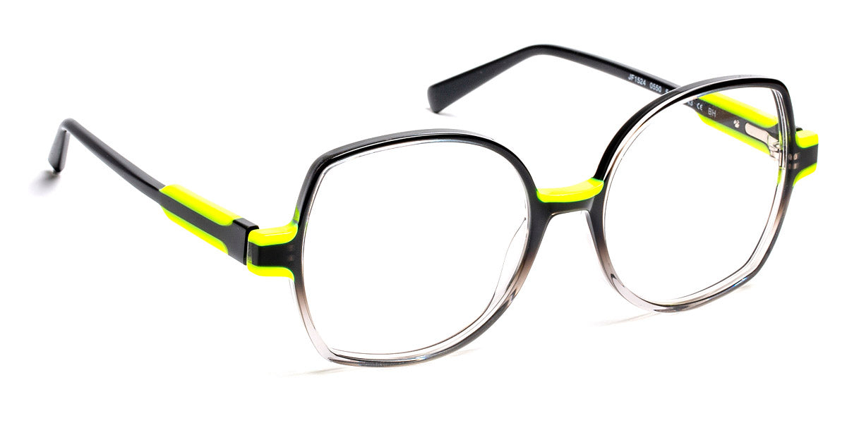 J.F. Rey® JF1524 JFR JF1524 0550 54 - 0550 Gradient Black/Green Eyeglasses
