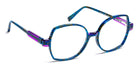 J.F. Rey® JF1524 JFR JF1524 2570 54 - 2570 Navy/Brown/Purple Eyeglasses