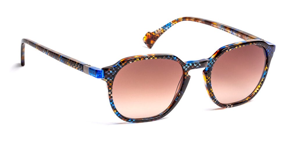 J.F. Rey® JF1525 Sun JFR JF1525 Sun 2525SOL 51 - 2525SOL Blue Check/Blue Sunglasses
