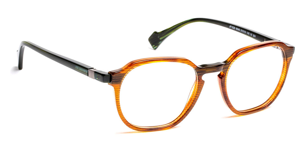 J.F. Rey® JF1525 JFR JF1525 9045 51 - 9045 Stripes Brown/Green Eyeglasses