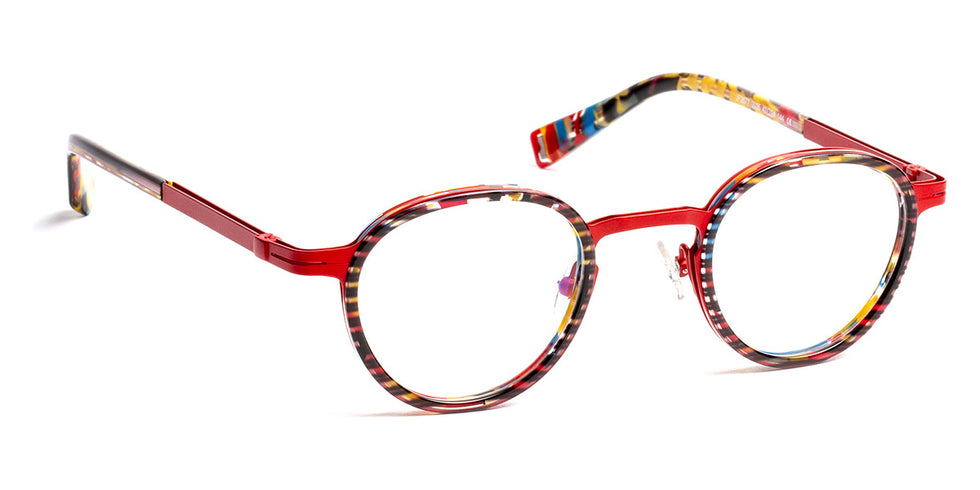J.F. Rey® JF2677 JFR JF2677 0035 43 - 0035 Stripes Black/Red Eyeglasses