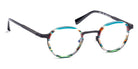 J.F. Rey® JF2677 JFR JF2677 2700 43 - 2700 Stripes Blue/Black Eyeglasses