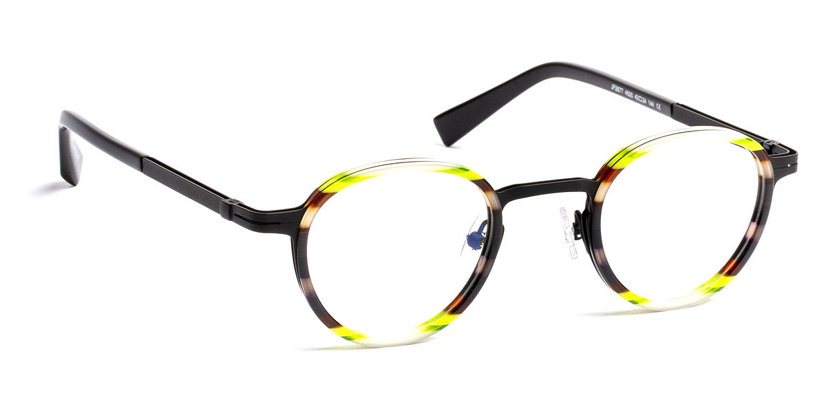 J.F. Rey® JF2677 JFR JF2677 4500 43 - 4500 Stripes Green/Black Eyeglasses