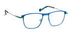 J.F. Rey® JF2761 JFR JF2761 2072 51 - 2072 Brushed Blue/Emeraude Eyeglasses