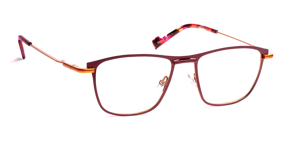 J.F. Rey® JF2761 JFR JF2761 7360 51 - 7360 Garnet/Orange Eyeglasses