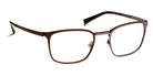 J.F. Rey® JF2774 JFR JF2774 9701 53 - 9701 Brown/Cool Gray Eyeglasses