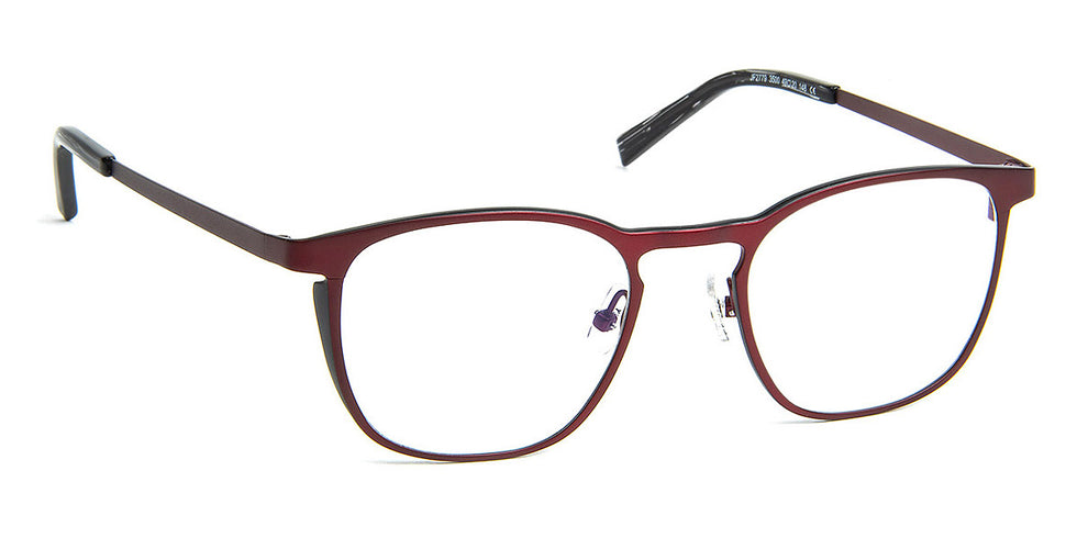 J.F. Rey® JF2779 JFR JF2779 3500 49 - 3500 Brushed Red/Black Eyeglasses
