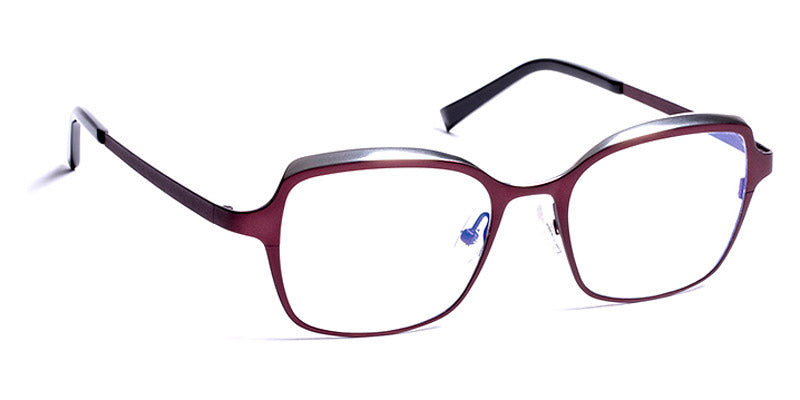 J.F. Rey® JF2781 JFR JF2781 7510 49 - 7510 Plum/Shiny Silver Eyeglasses