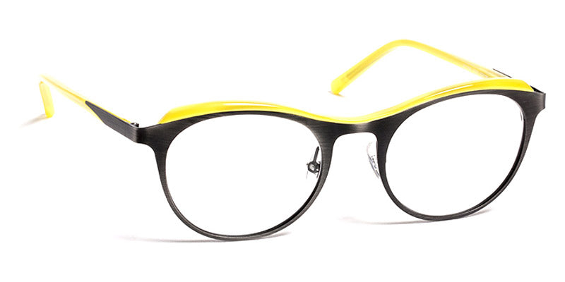 J.F. Rey® JF2790 JFR JF2790 1550 50 - 1550 Brushed Silver/Yellow Eyeglasses