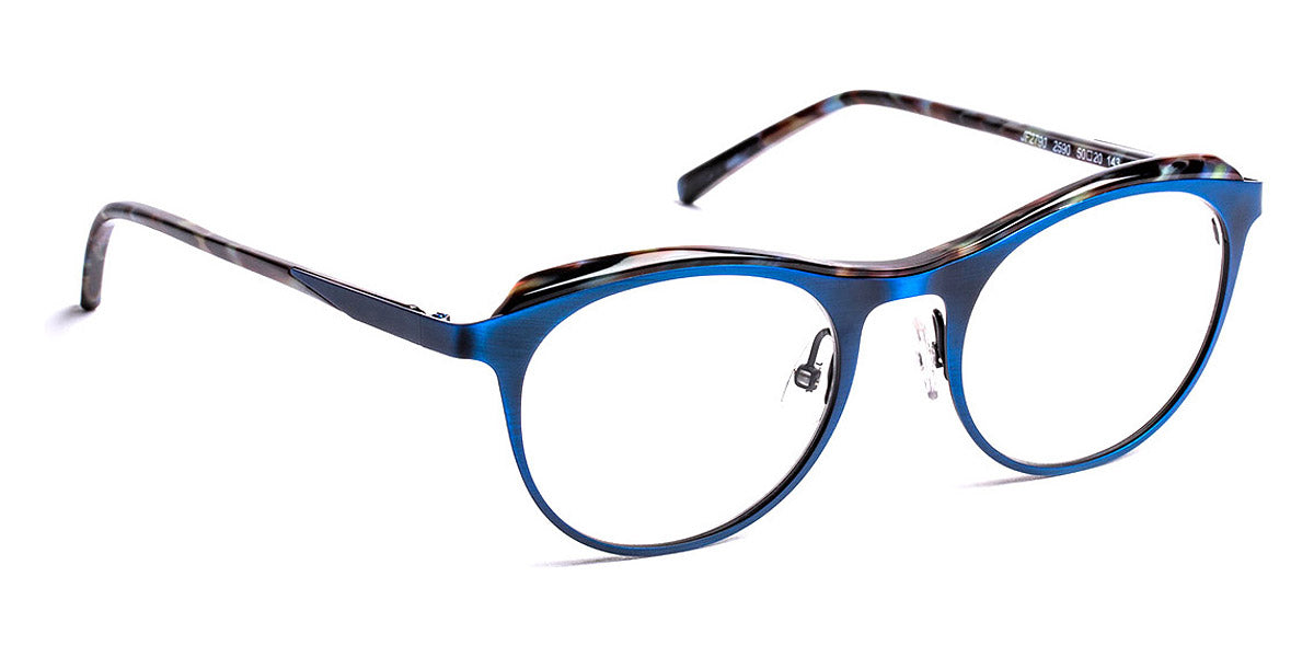 J.F. Rey® JF2790 JFR JF2790 2590 50 - 2590 Brushed Blue/Demi Eyeglasses