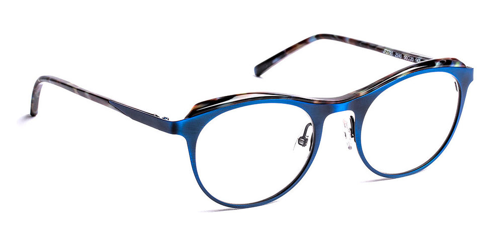 J.F. Rey® JF2790 JFR JF2790 2590 50 - 2590 Brushed Blue/Demi Eyeglasses