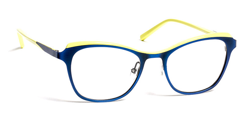 J.F. Rey® JF2792 JFR JF2792 2550 50 - 2550 Brushed Blue/Yellow Eyeglasses