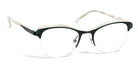 J.F. Rey® JF2793 JFR JF2793 4512 49 - 4512 Brushed Green/Cream Eyeglasses