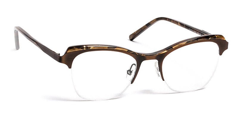 J.F. Rey® JF2793 JFR JF2793 9590 49 - 9590 Brushed Brown/Nice Brown Eyeglasses