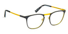 J.F. Rey® JF2801 JFR JF2801 0050 50 - 0050 Black/Lemon Yellow Eyeglasses