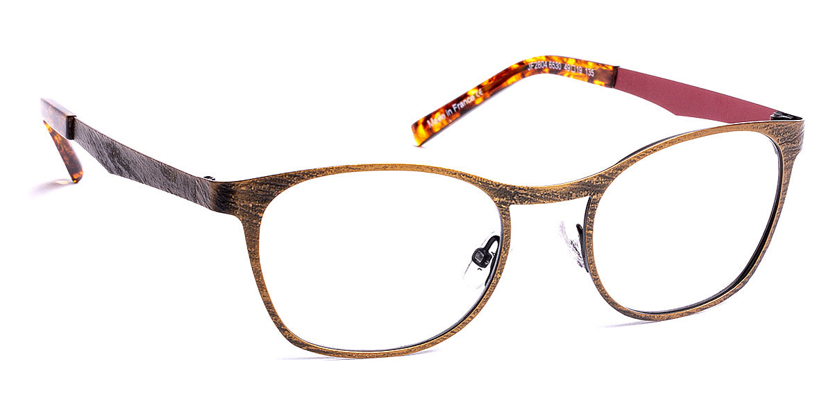 J.F. Rey® JF2804 JFR JF2804 6530 49 - 6530 Brushed Copper/Red Eyeglasses