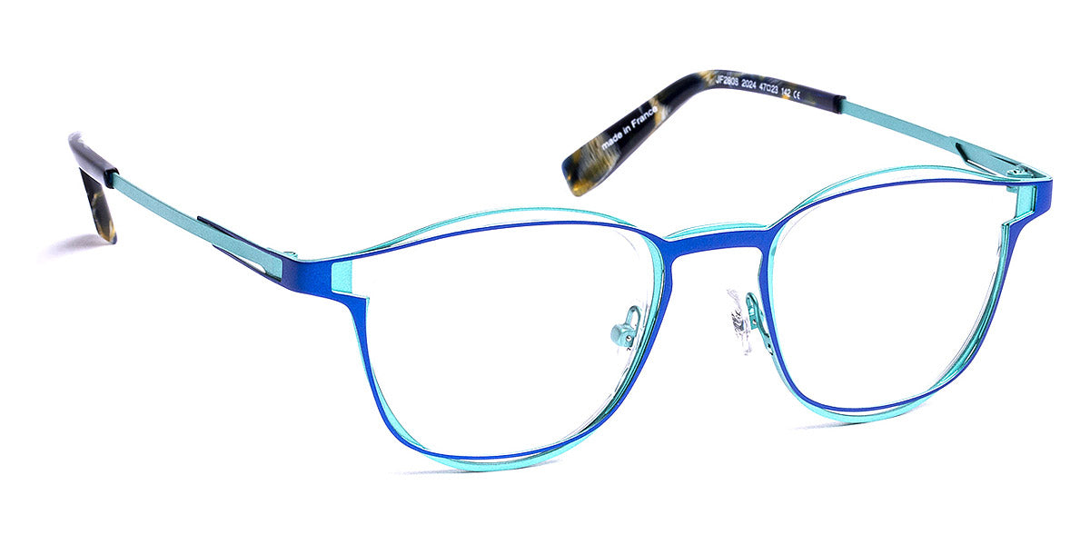 J.F. Rey® JF2808 JFR JF2808 2024 47 - 2024 Blue/Turquoise Eyeglasses