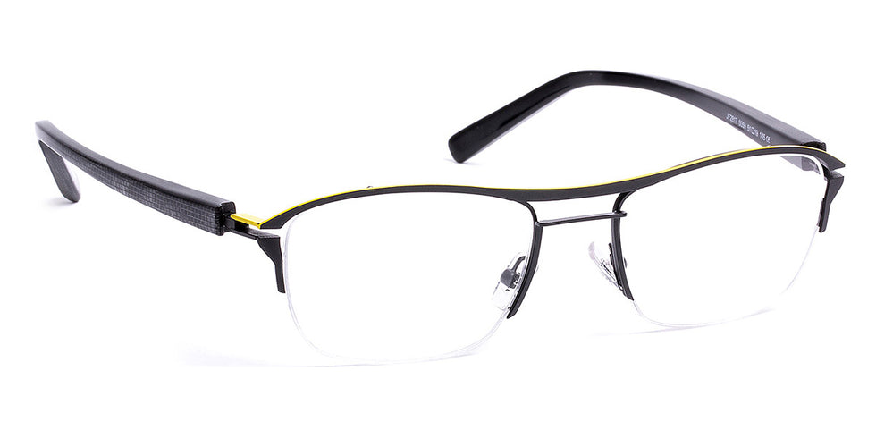 J.F. Rey® JF2817 JFR JF2817 0050 51 - 0050 Black/Yellow Eyeglasses