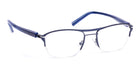 J.F. Rey® JF2817 JFR JF2817 2500 51 - 2500 Blue Jeans/Black Eyeglasses