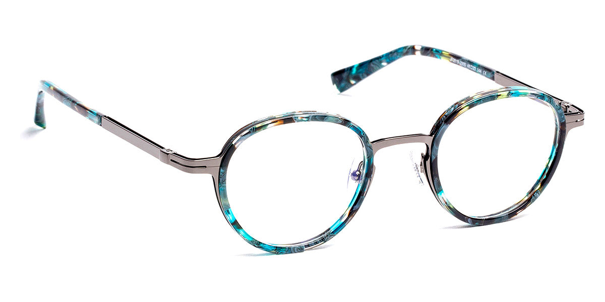 J.F. Rey® JF2819 JFR JF2819 2905 48 - 2905 Demi Blue/Shiny Gunmetal Eyeglasses