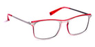 J.F. Rey® JF2823 JFR JF2823 1030 54 - 1030 Antic Silver/Red Eyeglasses