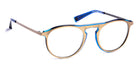J.F. Rey® JF2824 JFR JF2824 5525 48 - 5525 Antic Gold/Navy Blue Eyeglasses