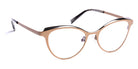 J.F. Rey® JF2827 JFR JF2827 5005 52 - 5005 Satin Gold/Shiny Gunmetal Eyeglasses