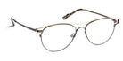 J.F. Rey® JF2829 JFR JF2829 4555 54 - 4555 Khaki/Shiny Yellow Gold Eyeglasses
