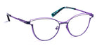 J.F. Rey® JF2832 JFR JF2832 2575 52 - 2575 Marine/Prune Eyeglasses