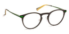 J.F. Rey® JF2836 JFR JF2836 0240 48 - 0240 Carbon/Silver/Green Eyeglasses