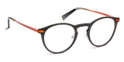 J.F. Rey® JF2836 JFR JF2836 0360 48 - 0360 Carbon/Fiber Glass Silver/Orange Eyeglasses