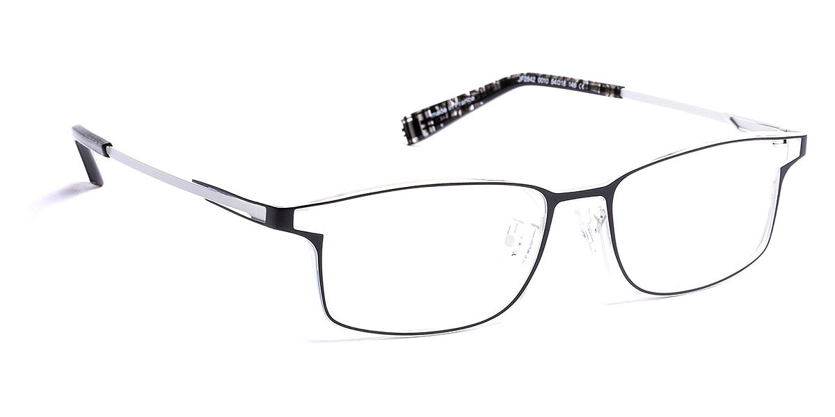 J.F. Rey® JF2842 JFR JF2842 0010 54 - 0010 Black/White Eyeglasses