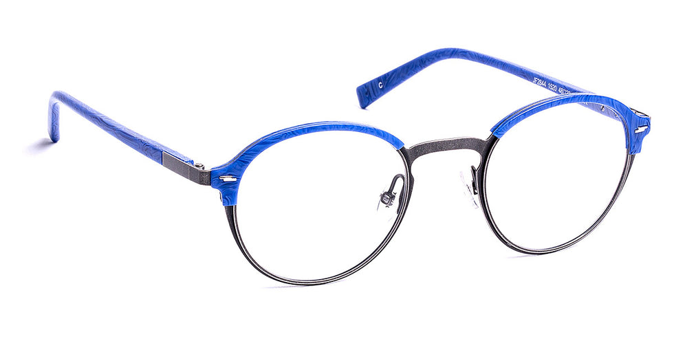 J.F. Rey® JF2844 JFR JF2844 1520 48 - 1520 Blue/Antic Silver Eyeglasses
