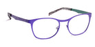 J.F. Rey® JF2845 JFR JF2845 7049 52 - 7049 Purple/Emerald Eyeglasses