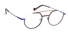 J.F. Rey® JF2848 JFR JF2848 9025 48 - 9025 Brown/Blue Eyeglasses