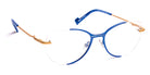 J.F. Rey® JF2850 JFR JF2850 2055 53 - 2055 Blue/Pink Gold Eyeglasses