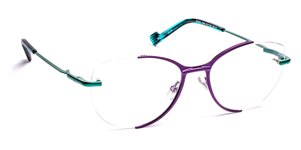 J.F. Rey® JF2850 JFR JF2850 7049 53 - 7049 Purple/Emeraude Eyeglasses