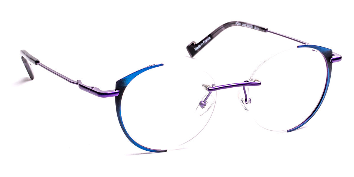 J.F. Rey® JF2851 JFR JF2851 2072 50 - 2072 Blue/Purple Eyeglasses