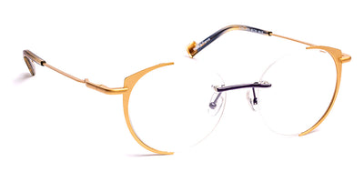 J.F. Rey® JF2851 JFR JF2851 5575 50 - 5575 Shiny Pink Gold/Plum Eyeglasses