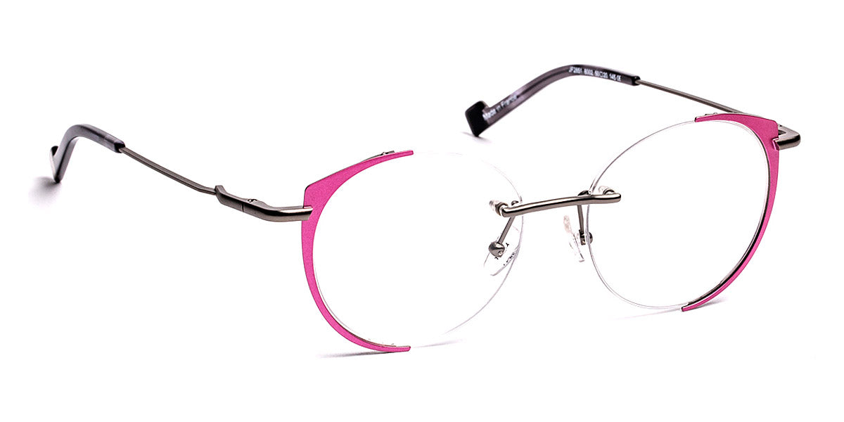 J.F. Rey® JF2851 JFR JF2851 8002 50 - 8002 Pink/Ruthenium Eyeglasses