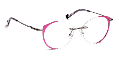 J.F. Rey® JF2851 JFR JF2851 8002 50 - 8002 Pink/Ruthenium Eyeglasses