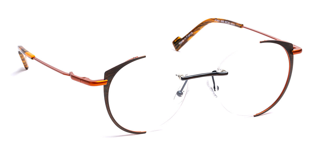 J.F. Rey® JF2851 JFR JF2851 9060 50 - 9060 Blue/Brown/Orange Eyeglasses