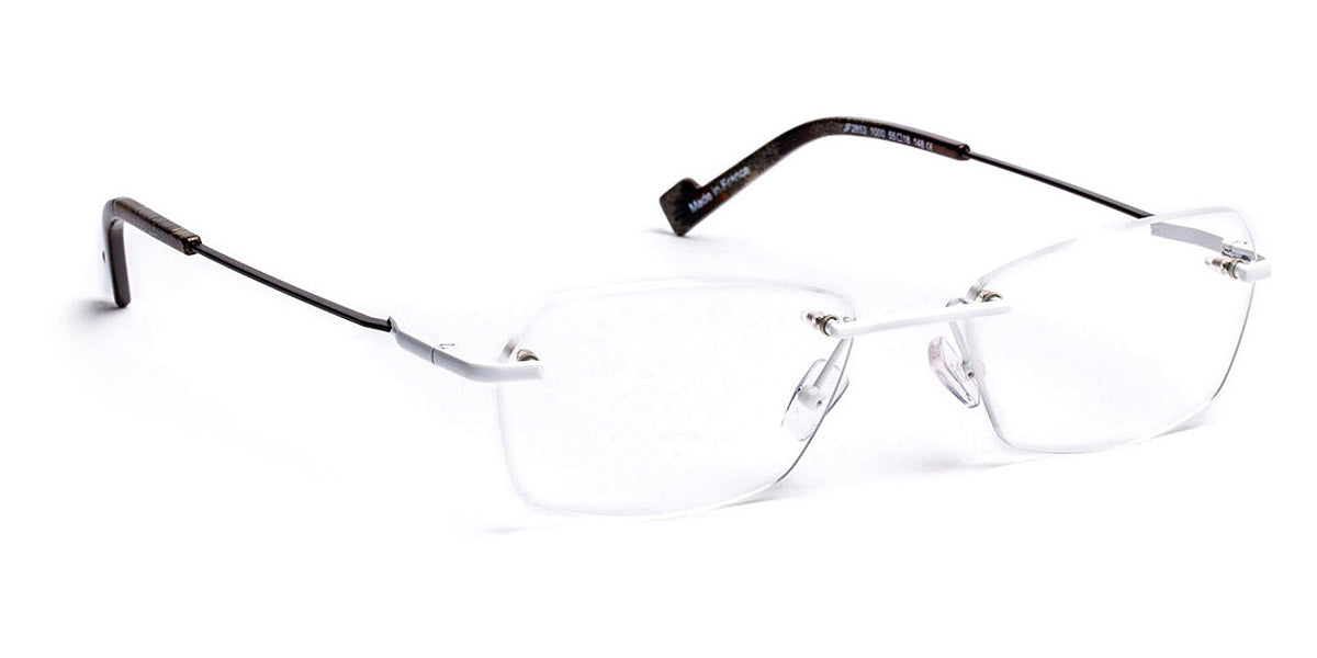J.F. Rey® JF2853 JFR JF2853 1000 55 - 1000 White/Black Eyeglasses