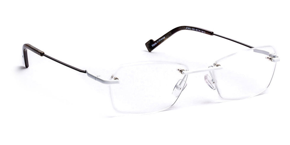 J.F. Rey® JF2853 JFR JF2853 1000 55 - 1000 White/Black Eyeglasses