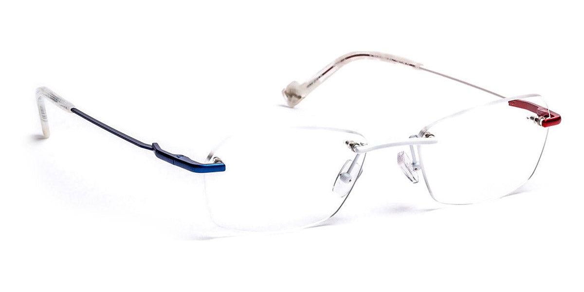 J.F. Rey® JF2853 JFR JF2853 2030 55 - 2030 Blue/White/Red Eyeglasses